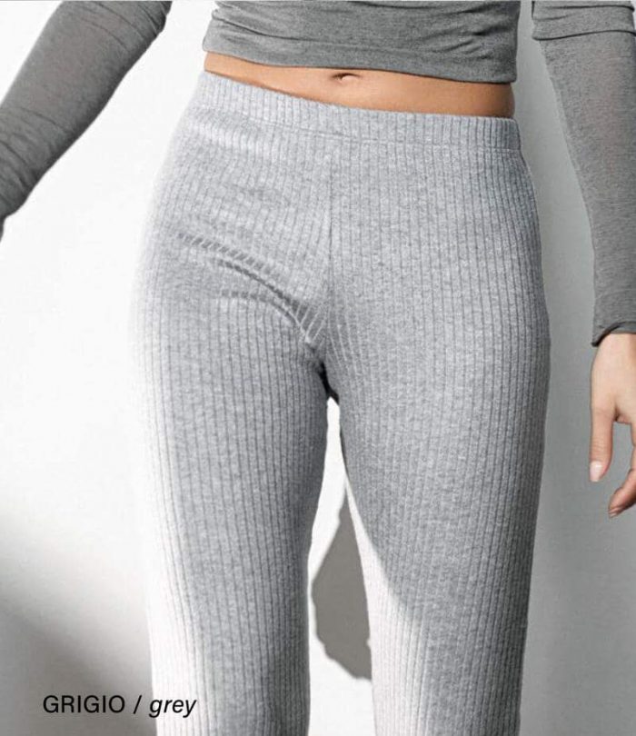 Jadea - Leggings In Tessuto A Coste / Art.4663 - immagine 4