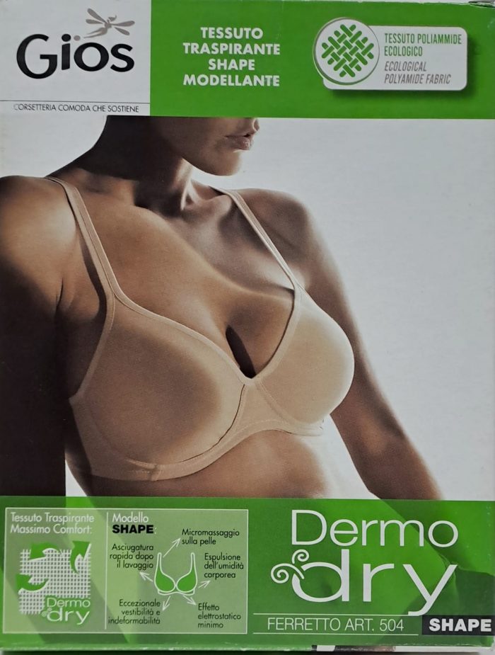 Gios - Reggiseno A Balconcino Con Ferretto Dermo Dry / Art.504