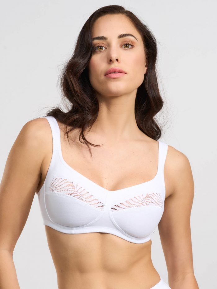 Spiman - Reggiseno Senza Ferretto Realizzato In Cotone Elastico / Art.Paprica