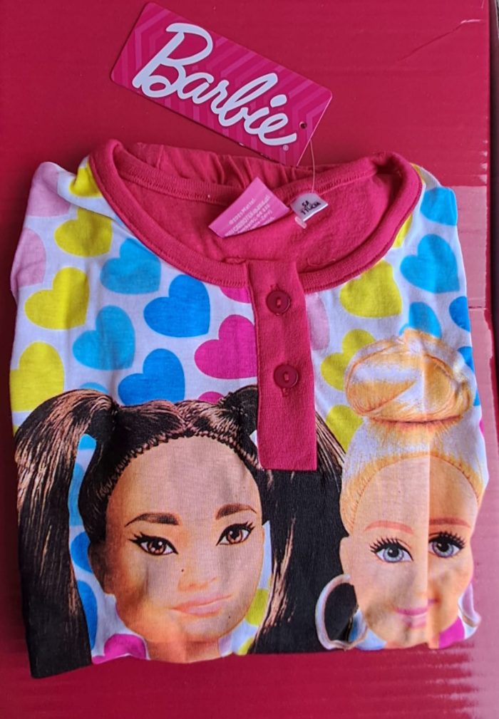 Barbie - Pigiama Lungo Bimba in Cotone Leggero - immagine 2