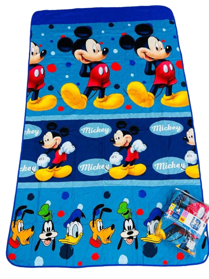 Topolino - Mickey Mouse / Trapuntino Copriletto Estivo Letto Singolo - immagine 2