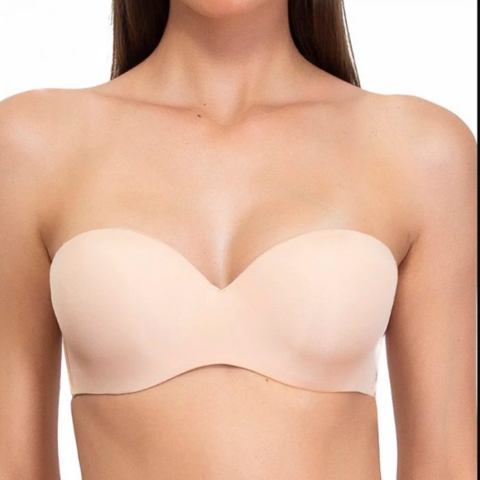 SIèLEI - Fantastic Reggiseno A Fascia Donna Preformato Push Up Con Ferretto E Coppe Graduate / Art.1580 - immagine 4