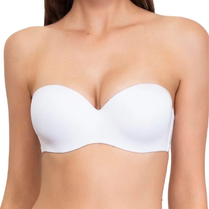 SIèLEI - Fantastic Reggiseno A Fascia Donna Preformato Push Up Con Ferretto E Coppe Graduate / Art.1580 - immagine 7