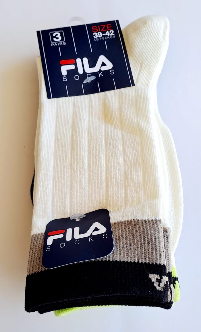 FILA - Calza Corta - Normal Socks (Sand/Black) / Art.F5608 - immagine 3