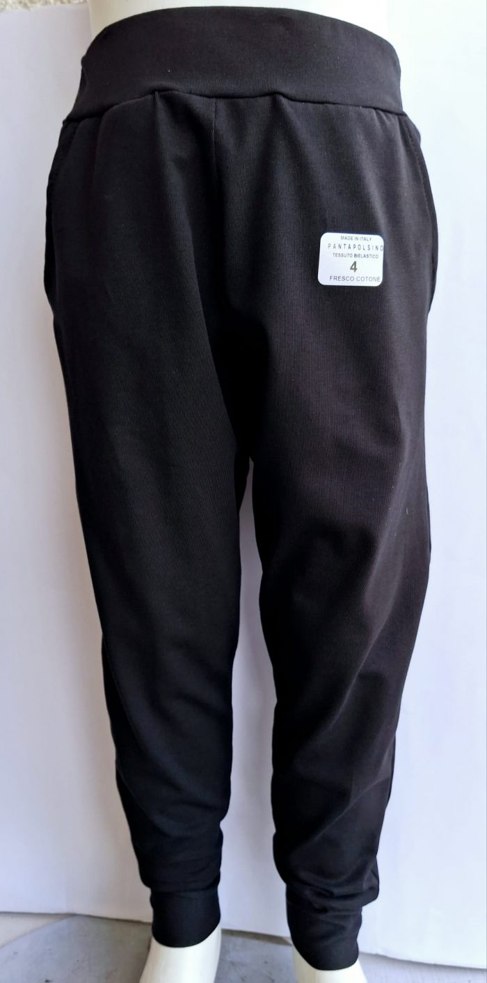 Pantalone Tinta Unita Colore Nero Bambina / Ragazzina ( 4 Anni / 14 Anni )