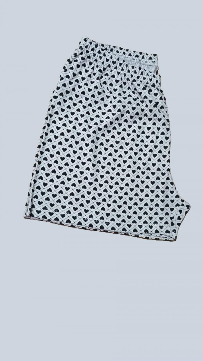 InFiore - Pigiama a Mezza- Manica Donna Girocollo con Bottoni + Pantaloncino / Art.CRO652370 - immagine 3