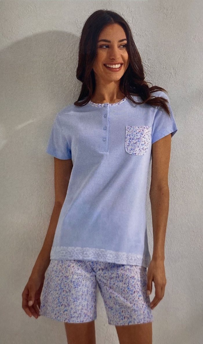 Il Granchio - Pigiama Donna Corto / Art.GP5098