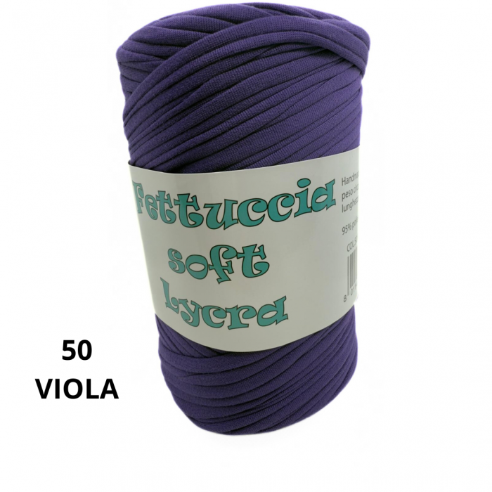 Fettuccia Lycra - Soft / 50 Viola - immagine 2