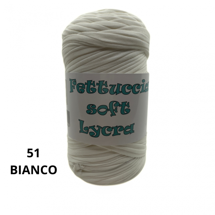 Fettuccia Lycra - Soft / 51 Bianco - immagine 2