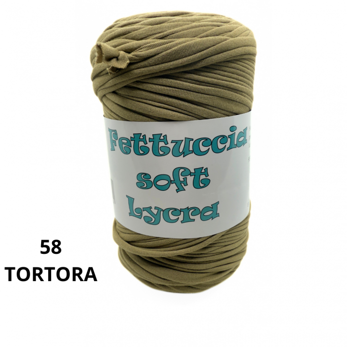 Fettuccia Lycra - Soft / 58 Tortora - immagine 2