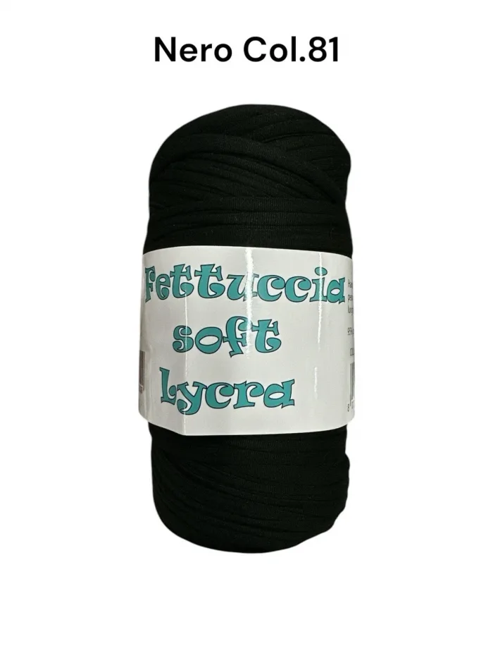 Fettuccia Lycra - Soft / 81 Nero - immagine 2