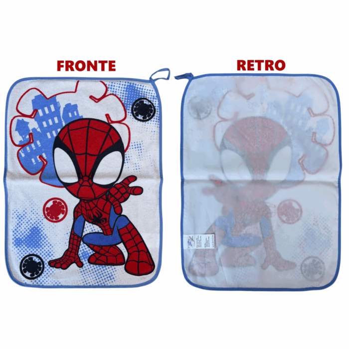 Spidey Marvel - Set Asilo 3 Pezzi Bavetta Con Elastico Tovaglietta Sacca - immagine 4