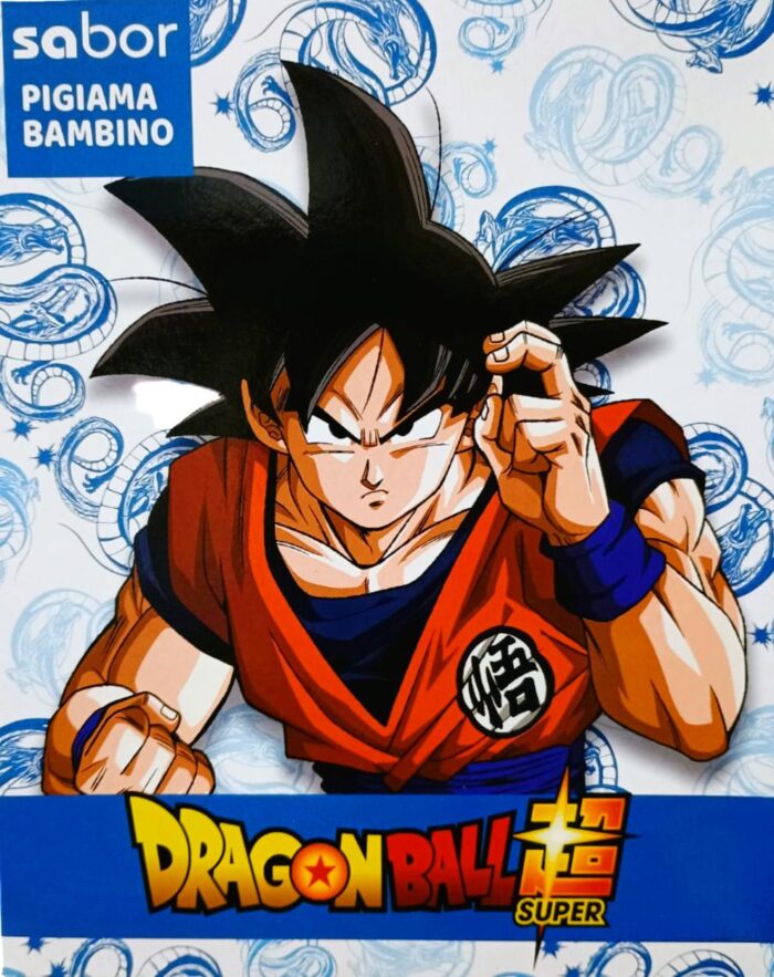 Sabor - Dragon Ball Super - Pigiama Lungo Da Bambino Caldo Cotone Interlock
