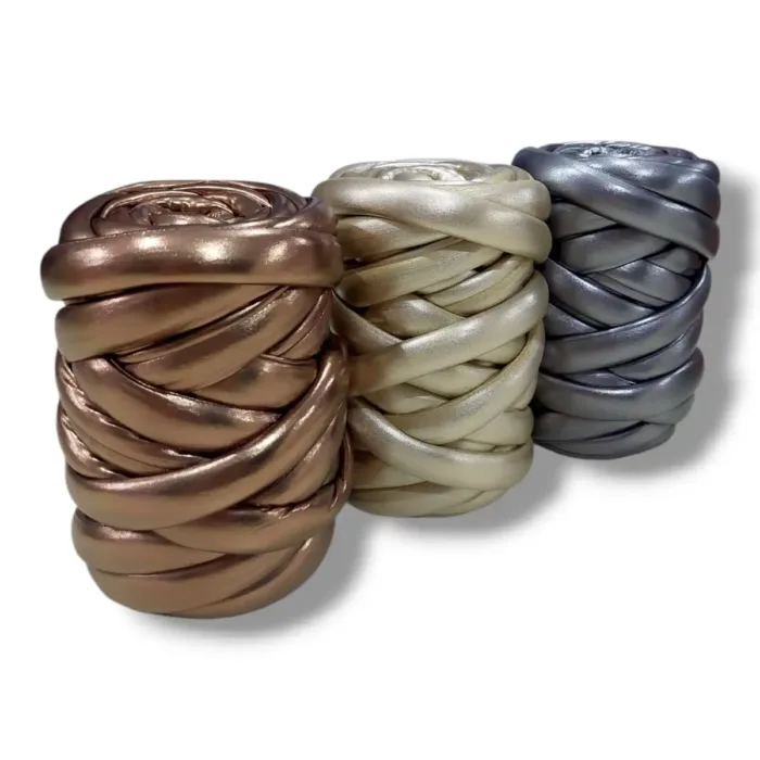 BOMBIX - Fettuccia Marshmallow In Pelle Per Borse Rotolo Da 500g / 20Metri - immagine 3