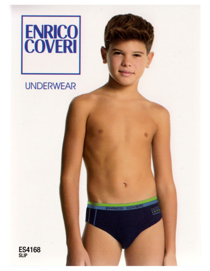 Enrico Coveri - Slip Da Ragazzo in Cotone Elasticizzato / Art.ES4168