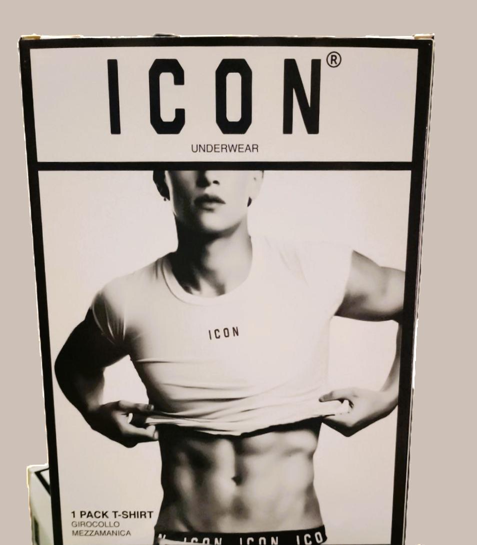 ICON - T-Shirt MezzaManica Girocollo - immagine 2